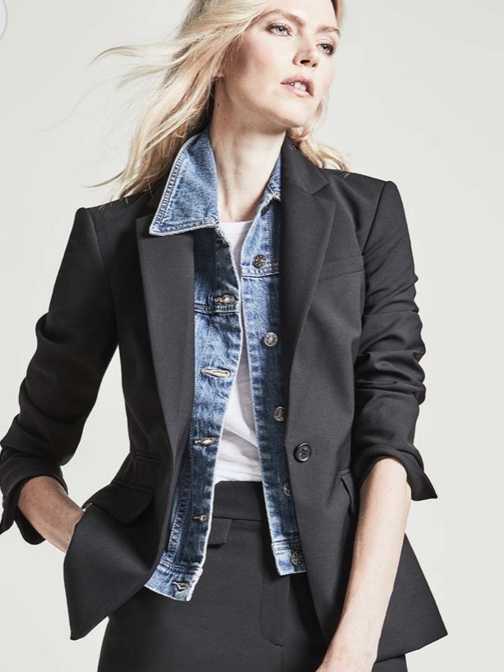 $598 Veronica Beard Black Classic Dickey Jacket Size 6